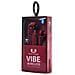 Vibe Wireless Cuffie Auricolari Bluetooth con Cavo con Microfono e Telecomando Integrati Colore Rosso rubino - Foto miniatura 6