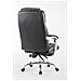 Sedia Ufficio Pacific in Similpelle - Poltrona Studio Carico Max 150 kg I Sedia Pc Imbottita e Regolabile I Poltrona Ufficio Ergonomica con Poggiapiedi e Ruote Antiattrito Nero - Foto miniatura 4