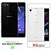 Custodia Compatibile Con Sony Xperia Z1 Compact In Bianco Fumo - Coperchio Protettiva Con Chiusura Magnetica, Funzione Stand E Tasca Per Le Carte - Foto miniatura 2