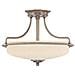 Quoizel Qz / griffin / sfsan - Lampadario Da Soffitto, In Nichel, 43,2 X 43,2 X 30,5 Cm - Foto miniatura 1
