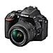 D5500 Nero Kit AF-S DX 18-55 VR II + SD 8GB Sensore CMOS Display Touchscreen 3'' Filmati Full HD Wi-Fi - Foto miniatura 1