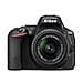 D5500 Nero Kit AF-S DX 18-55 VR II + SD 8GB Sensore CMOS Display Touchscreen 3'' Filmati Full HD Wi-Fi - Foto miniatura 2