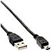 Cavo Mini USB 2.0 da Type A maschio a Type Mini B maschio, nero, 1.5m - Foto miniatura 1