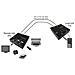 KVM Extender over Cat. 6, HDMI, 4x USB 60 m, 22 x 84 x 78 mm - Foto miniatura 1