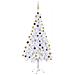 Albero Natale Artificiale con Set LED e Palline 180 cm 620 Rami - Foto miniatura 1