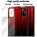 Custodia Compatibile Con Oppo A94 5g In Rosso - Nero - Coperchio Protettivo Bicolore In Vetro Temperato E Silicone Tpu - Foto miniatura 6