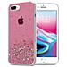 Custodia Compatibile Con Apple Iphone 7 Plus / 7s Plus / 8 Plus In Rosa Con Glitter - Coperchio Protettivo In Silicone Tpu Flessibile Con Glitter Scintillanti - Foto miniatura 1