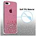 Custodia Compatibile Con Apple Iphone 7 Plus / 7s Plus / 8 Plus In Rosa Con Glitter - Coperchio Protettivo In Silicone Tpu Flessibile Con Glitter Scintillanti - Foto miniatura 3