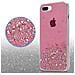 Custodia Compatibile Con Apple Iphone 7 Plus / 7s Plus / 8 Plus In Rosa Con Glitter - Coperchio Protettivo In Silicone Tpu Flessibile Con Glitter Scintillanti - Foto miniatura 4