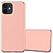 Custodia Compatibile Con Apple Iphone 12 Mini (5,4 Zoll) In Oro Rosa Metallo - Hard Case Coperchio Protettivo In Look Metallico Contro I Graffi E Gli Urti - Foto miniatura 1