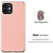Custodia Compatibile Con Apple Iphone 12 Mini (5,4 Zoll) In Oro Rosa Metallo - Hard Case Coperchio Protettivo In Look Metallico Contro I Graffi E Gli Urti - Foto miniatura 3