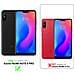 Custodia Compatibile Con Xiaomi Redmi Note 6 Pro In Grigio Fiore - Coperchio Protettivo In Design Floreale Con Chiusura Magnetica, Funzione Stand E Slot Per Carte - Foto miniatura 2