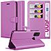 Custodia Compatibile Con Huawei P Smart 2020 In Violetta Ametista - Coperchio Protettiva Con Chiusura Magnetica, Funzione Stand E Tasca Per Le Carte - Foto miniatura 1
