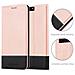 Custodia Compatibile Con Huawei P10 In Rosso Nero - Coperchio Protettiva Con Chiusura Magnetica, Funzione Stand E Tasca Per Le Carte - Foto miniatura 5