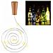 Confezione Da 3pz Catena Luminosa Per Bottiglie Da 10 Led Con Timer - Foto miniatura 1