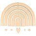 Mobile Arcobaleno In Legno Da Decorare - Foto miniatura 1