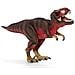 Dinosauri, Dinosauro Giocattolo, Dinosauri Giocattolo Per Ragazzi E Ragazze Di 4-12 Anni, Tyrannosaurus Rex, Rosso, 11,5 X 3,5 X 5,5 - Foto miniatura 1