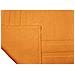 Tappeto Casa Bagno Morbido 50x65cm Tinta Unita 100% Cotone Modello Sophie Tappeto Arancio - Foto miniatura 5