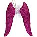 Decorazione Natalizia Ali D'angelo Fucsia Plastica Porporina 12,5 X 15 X 2,5 Cm (24 Unità) - Foto miniatura 2