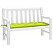 Cuscino Per Panca Verde Brillante 120x50x7 Cm In Tessuto Oxford - Foto miniatura 1