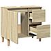 Armadietto Da Bagno Rovere Sonoma 65x33x60 Cm Legno Multistrato - Foto miniatura 10