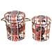 Pouf Contenitori Da Interno Con Decorazione Bandiera Inglese Set 2 Pezzi - Foto miniatura 1
