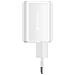 Caricabatterie 2x Usb-c Gan 65w + 1x Usb 18w Carica Rapida Compatto, Bianco - Foto miniatura 3