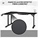 Scrivania Angolare Per Gaming E Ufficio Con Gancio Per Cuffie E Porta Tazza, 168x109x78cm, Nero - Foto miniatura 2