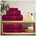 Asciugamani Premium SOLUND 10 pz Bordeaux 50x100 cm 600gsm - Foto miniatura 3