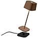 Lampada A Led Da Tavolo Ofelia Pro Corten Ricaricabile E Dimmerabile - Foto miniatura 1