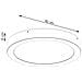 Lampada Da Soffitto Onyx 40 Led Bianco 3000k Sl. 1245 - Minimalista Lampade Da Soffitto Bianco 6x40x40 Cm - Foto miniatura 2