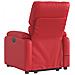 Lusso Casadino -  Poltrona Alzapersona Reclinabile Elettrica Rossa In Similpelle - Foto miniatura 4