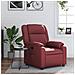 Poltrona Reclinabile Rosso Vino in Similpelle - Foto miniatura 2