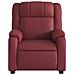 Poltrona Reclinabile Rosso Vino in Similpelle - Foto miniatura 6