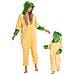 Pigiama Per Bambini Kigurumi Onesie Star Wars Yoda Giallo 105-115 Cm - Foto miniatura 2