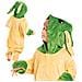 Pigiama Per Bambini Kigurumi Onesie Star Wars Yoda Giallo 105-115 Cm - Foto miniatura 1