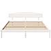 Struttura del letto Bianco 180 x 200 cm Legno massello di pino - Foto miniatura 6