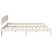 Struttura del letto Bianco 180 x 200 cm Legno massello di pino - Foto miniatura 7