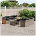 Set Divano da Giardino 11 pcs Grigio 100 x 100 x 71 cm - Foto miniatura 3