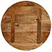 Piano per Tavolo Ø 40x2,5cm Rotondo in Legno Massello di Mango - Foto miniatura 5