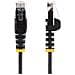 Cavo Ethernet CAT6 Nero da 15m; Patch UTP con Plug RJ45 Antigroviglio e Rilievi di Trazione, Cavo Lan Slim in Rame Puro 28AWG, Sottoposto a test Fluke - Foto miniatura 5