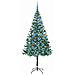 Albero di Natale artificiale Verde 180 cm PVC e Acciaio - Foto miniatura 4