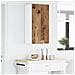 Armadio pensile Riga Legno Antico e Bianco 40 x 31 x 80 cm - Foto miniatura 4