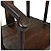 Poltrona In Legno Marrone Di Origine Tailandese 58x50x103h - Foto miniatura 5