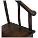 Poltrona In Legno Marrone Di Origine Tailandese 58x50x103h - Foto miniatura 6