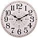 Orologio Da Parete In Legno Bianco D34x2h - Foto miniatura 1