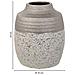 Vaso In Ceramica Argento 16x16x20h - Foto miniatura 4