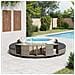Scaffali Portaoggetti Vasca Idromassaggio 2pz Polyrattan Grigio - Foto miniatura 3