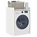Mobiletto per lavatrice Bianco 67,5 x 62 x 97 cm - Foto miniatura 3