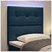 Testiera LED con luci a strisce a LED Blu 80 cm Poliestere - Foto miniatura 4